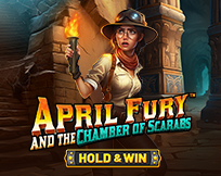 April Fury And The Chamber Of Scarabs - Hold & Win